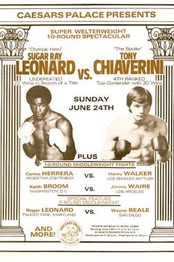 Poster of Sugar Ray Leonard vs. Tony Chiaverini