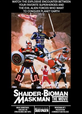 Poster of Shaider - Bioman - Maskman: The Movie