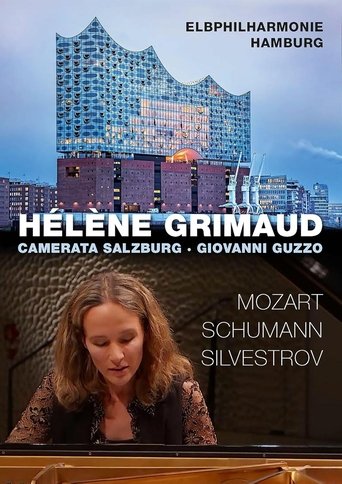 Poster of Helene Grimaud at Elbphilharmonie Hamburg: Mozart, Schumann, Silvestrov