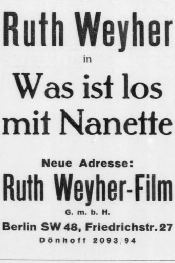 Poster of Was ist los mit Nanette?