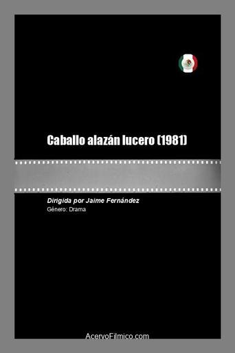 Poster of Caballo alazán lucero