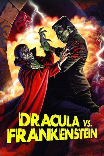 Poster of Dracula vs. Frankenstein