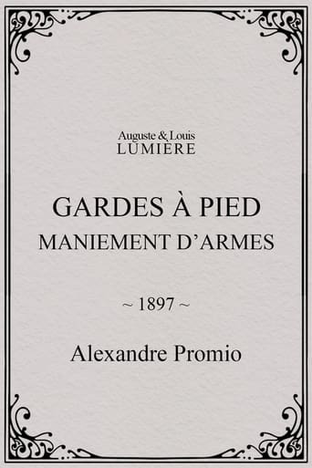 Poster of Gardes à pied : maniement d’armes