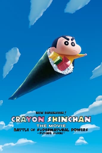 Poster of New Dimension! Crayon Shinchan the Movie: Battle of Supernatural Powers! Flying Sushi