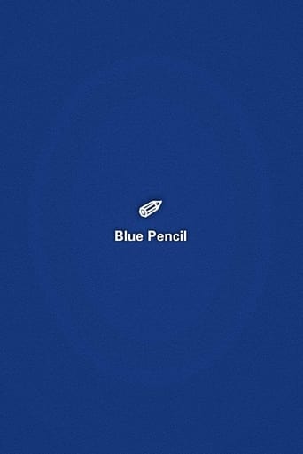 Poster of blue pencil