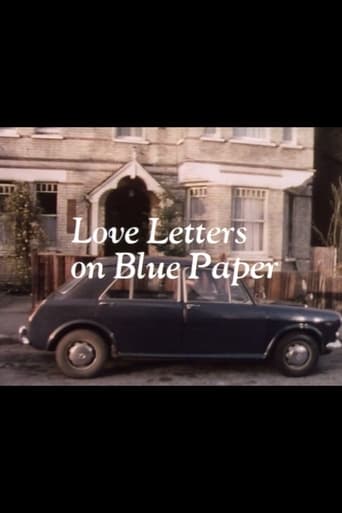 Poster of Love Letters on Blue Paper