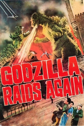 Poster of Godzilla Raids Again