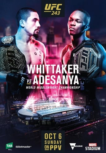 Poster of UFC 243: Whittaker vs. Adesanya