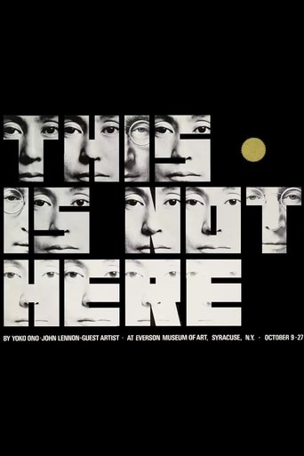 Poster of Yoko Ono: This Is Not Here