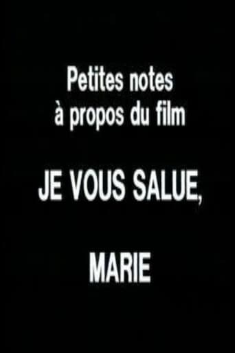 Poster of Petites notes à propos du film 'Je vous salue, Marie'