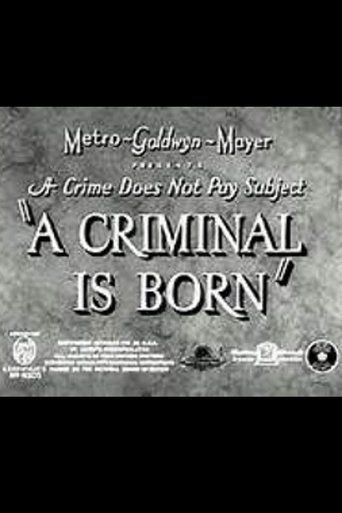 Poster of A Criminal Is Born