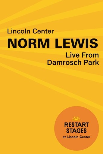 Poster of Norm Lewis at Damrosch Park