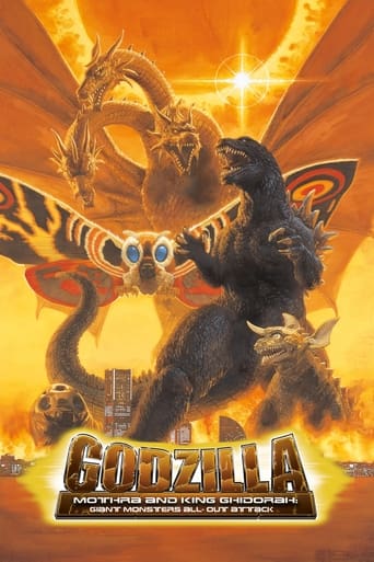 Poster of Godzilla, Mothra and King Ghidorah: Giant Monsters All-Out Attack