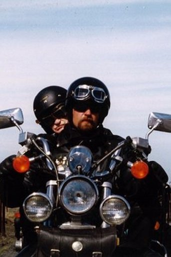 Poster of Siggi Valli on a Motorcycle