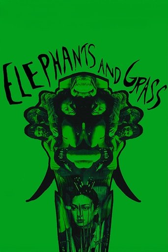 Poster of Elephants and Grass