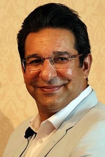 Portrait of Wasim Akram