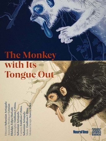 Poster of The Monkey with Its Tongue Out