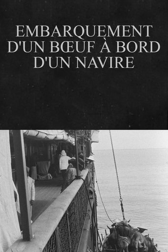 Poster of Embarquement d'un bœuf à bord d'un navire