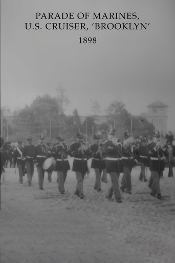 Poster of Parade of Marines, U.S. Cruiser, 'Brooklyn'
