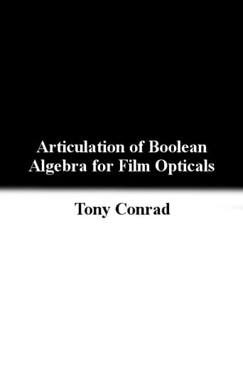 Poster of Articulation of Boolean Algebra for Film Opticals