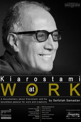 Poster of Kiarostami at Work