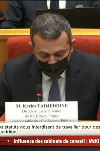 Poster of Influence des cabinets de conseil : McKinsey devant la commission d'enquête du Sénat