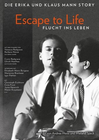 Poster of Escape to Life: The Erika and Klaus Mann Story