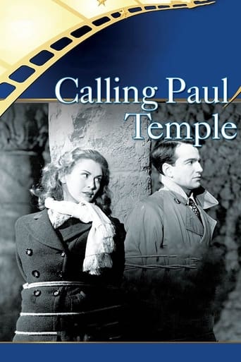 Poster of Calling Paul Temple