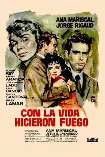 Poster of Con la vida hicieron fuego