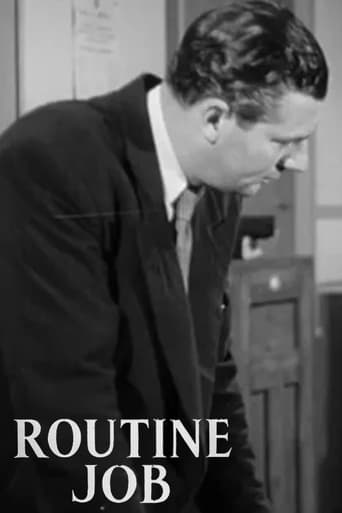 Poster of Routine Job: A Story of Scotland Yard