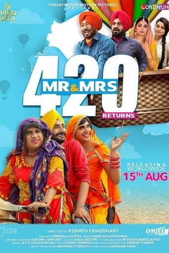 Poster of Mr. & Mrs. 420 Returns