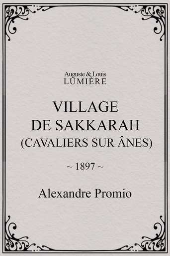 Poster of Village de Sakkarah (cavaliers sur ânes)