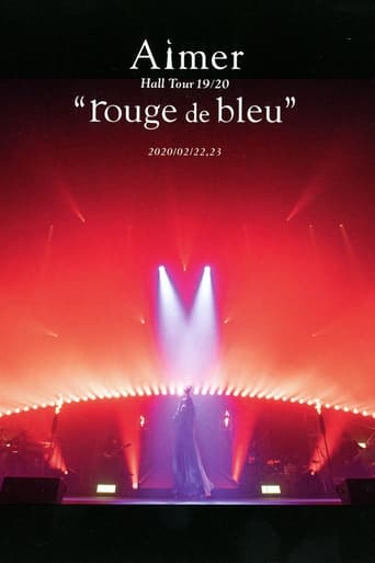 Poster of Aimer Hall Tour 19/20 “rouge de bleu” 東京公演 ～bleu de rouge～