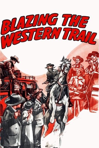 Poster of Blazing the Western Trail