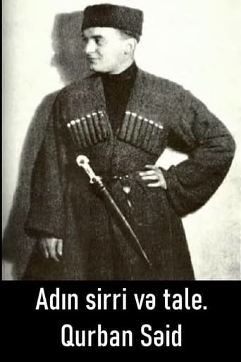 Poster of Adın sirri və tale. Qurban Səid