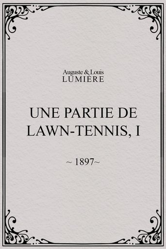 Poster of Une partie de lawn-tennis, I