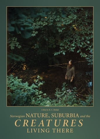 Poster of Norwegian nature, suburbia and the Creatures living there