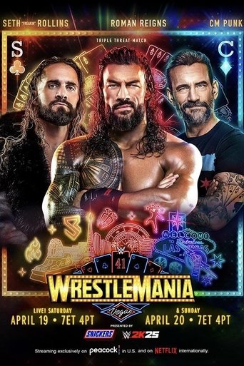Poster of WWE WrestleMania 41: Saturday
