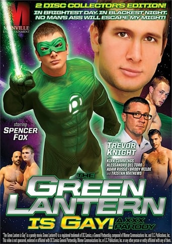 Poster of The Green Lantern Is Gay!: A XXX Parody