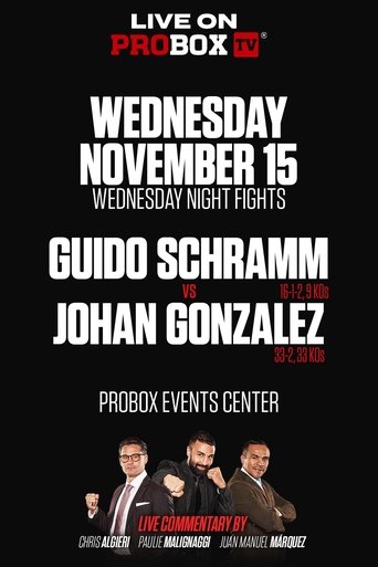 Poster of Guido Emmanuel Schramm vs. Johan Gonzalez