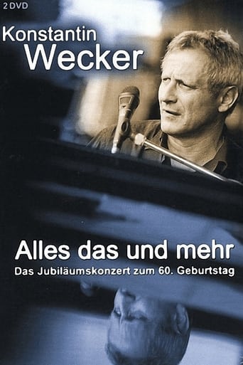 Poster of Konstantin Wecker: Alles das und mehr