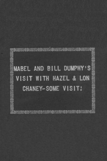 Poster of Mabel and Bill Dumphy's visit with Hazel & Lon Chaney