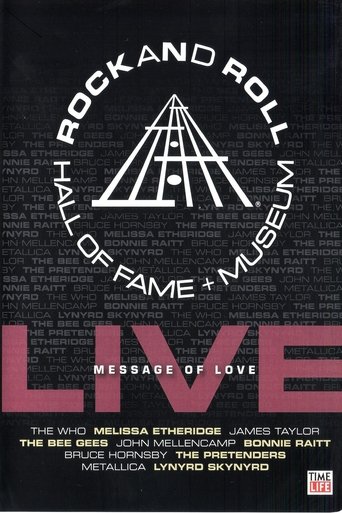 Poster of Rock and Roll Hall of Fame Live - Message of Love