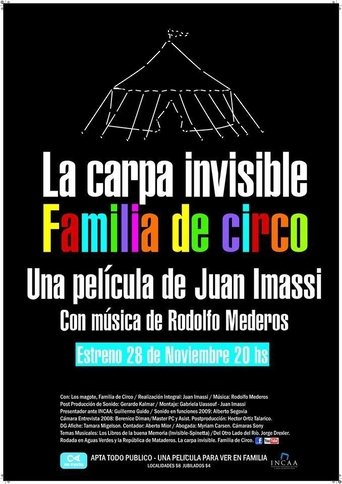 Poster of La carpa invisible. Familia de circo