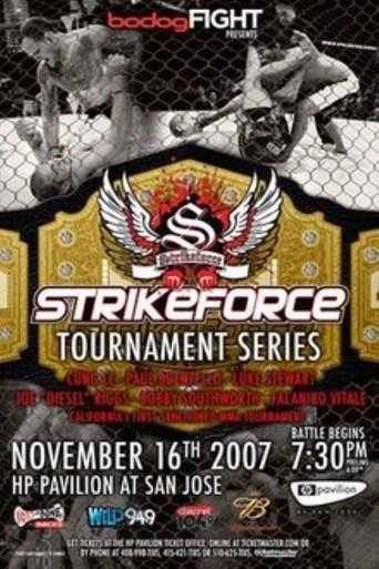 Poster of Strikeforce: Four Men Enter, One Man Survives