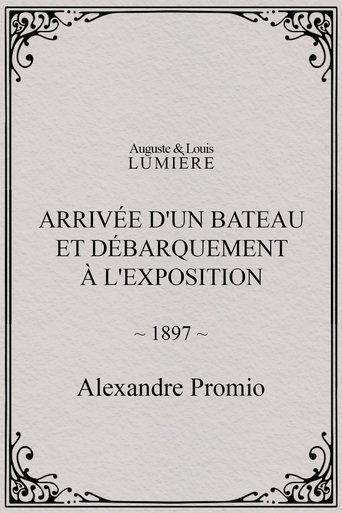 Poster of Arrivée d'un bateau et débarquement à l'exposition