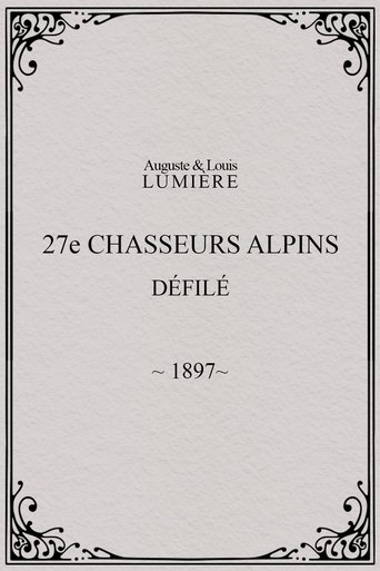 Poster of 27ème chasseurs alpins : défilé