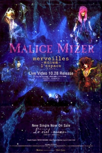 Poster of MALICE MIZER: merveilles ~Shuuen to Kisuu~ l'espace