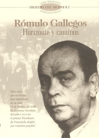 Poster of Rómulo Gallegos. Horizons and pathways