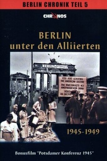 Poster of Berlin unter den Alliierten 1945-1949